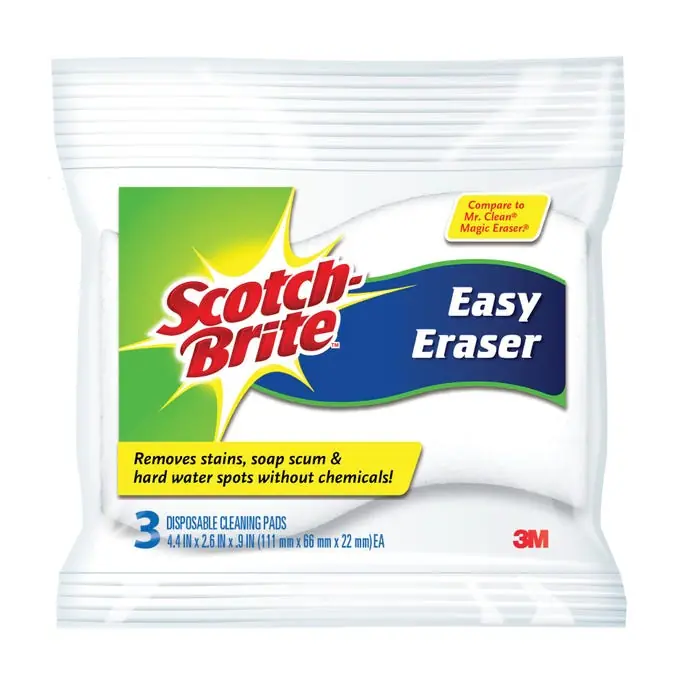 Scotch-Brite Easy Erasing Pad, 4-3/8 x 2-5/8 Inches, Pack of 24 Factory Price
